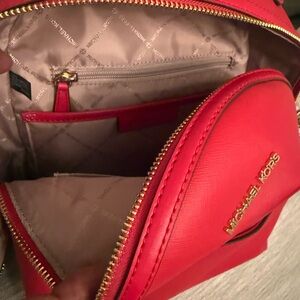 Michael Kors Cherry Red Backpack